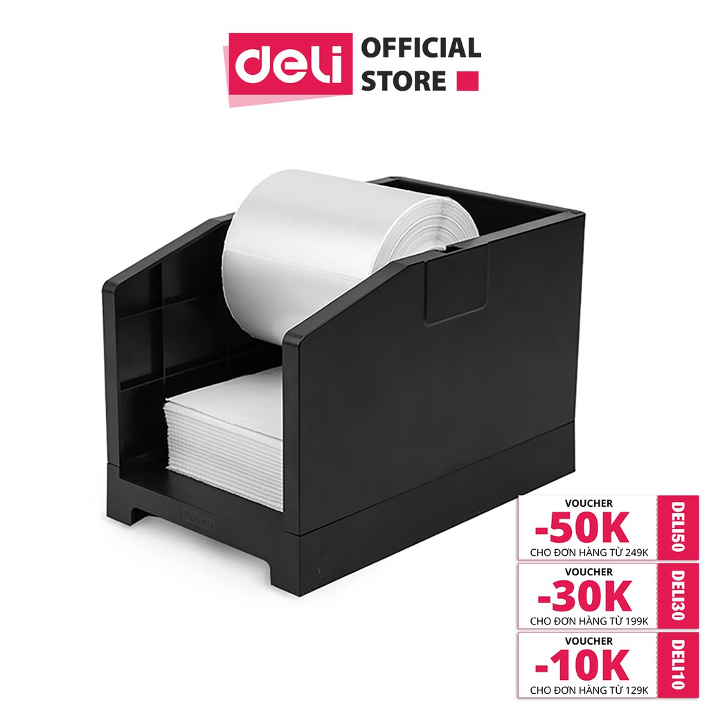 [Mã LIFEDL44 giảm 50K đơn 99K] Hộp đựng đơn cho máy in DL-770D- Deli màu đen - 1 hộp - 15208