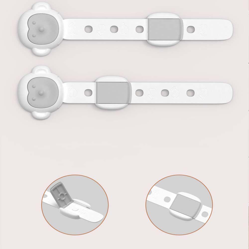 CABEZA Dụng Cụ Khóa Cửa Tủ An Toàn Chống Kẹt Tay Điều Chỉnh Được Cho Bé