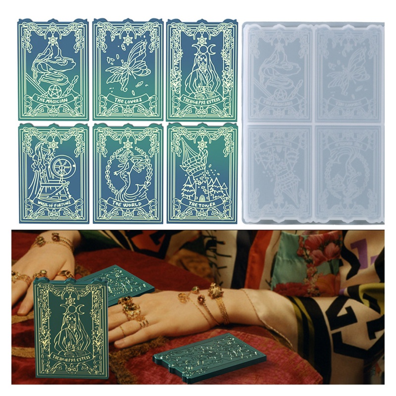 Khuôn Làm Thẻ Taluo Bằng Nhựa Resin DIY