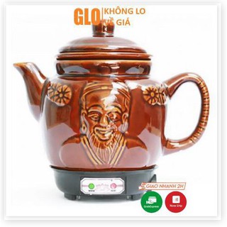 Ấm siêu sắc thuốc bắc 2.8l kèm vòng sứ cao cấp