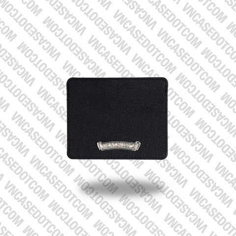 Ví đựng thẻ atm card holder Chrome logo kim loại da
