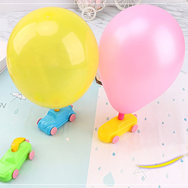 Đồ chơi xe mini chạy bằng hơi bong bóng vui nhộn
