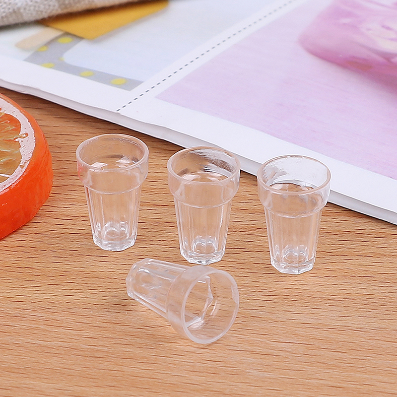 4 Ly Uống Rượu Đồ Chơi Búp Bê Cỡ 1 / 12
