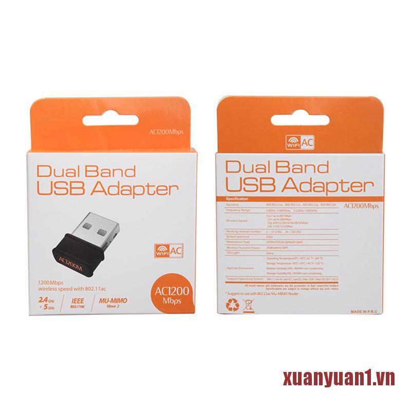 Bộ Chuyển Đổi Usb Wifi 802.11ac 1200mbps 2.4g | BigBuy360 - bigbuy360.vn