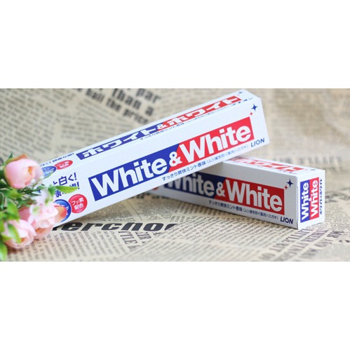 [1 TUÝP] Kem Đánh Răng White&amp;White Tuýp 150g - Nhật Bản