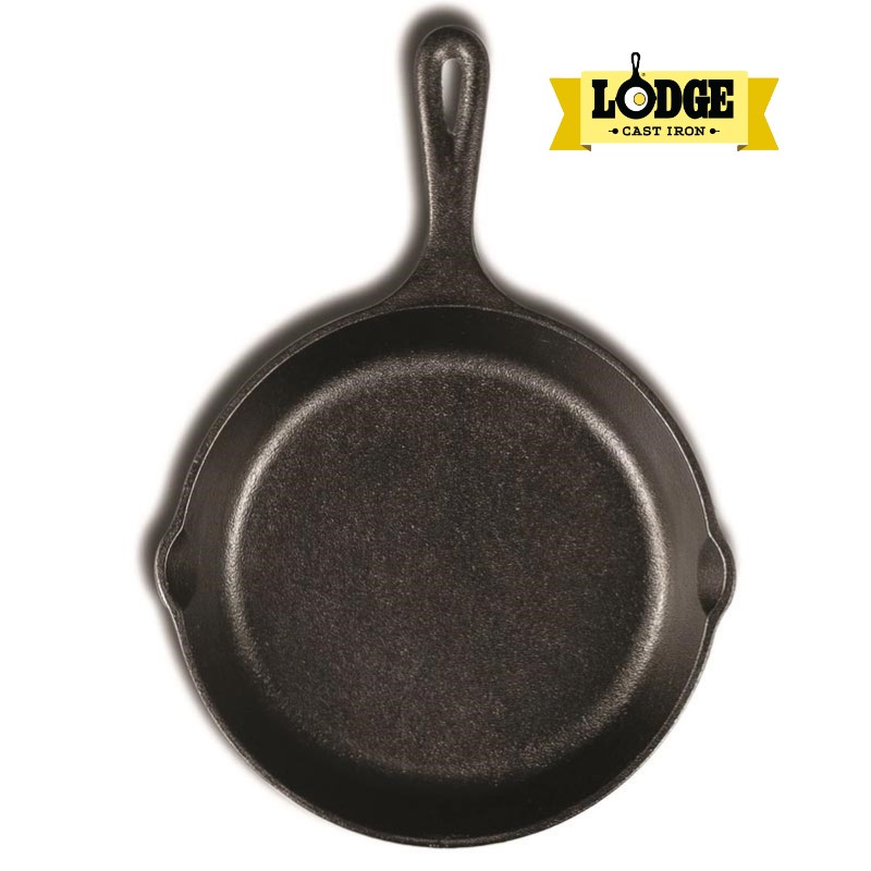 [Chính hãng LOGDE - MỸ] Chảo gang đúc chính hãng Lodge 16.51cm - H3SK. Chảo nướng, chiên, xào, áp chảo thực phẩm