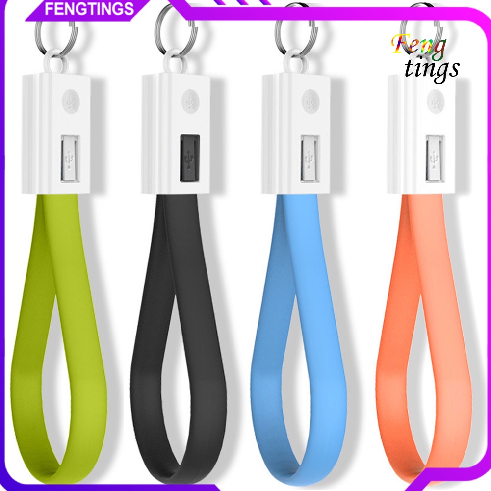Dây cáp sạc Micro USB/Type-C có móc khóa cho Android iPhone