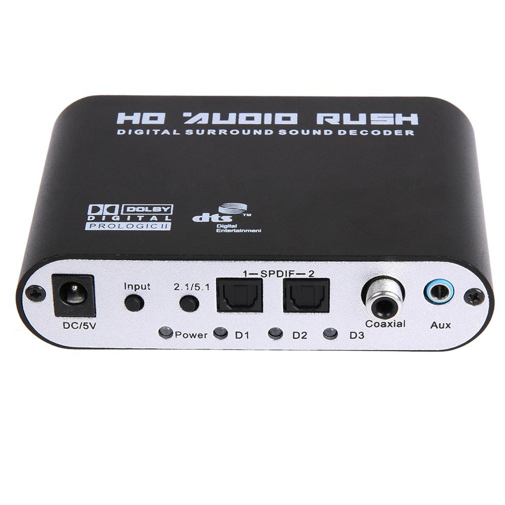 Bộ giải mã âm thanh hp-dts AC3 5.1 ch SPDIF Coaxial DTS / ac-3 sang 5.1