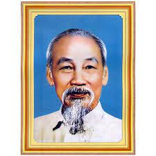 Tranh thêu chữ thập Chân Dung Bác Hồ 222071  chưa thêu