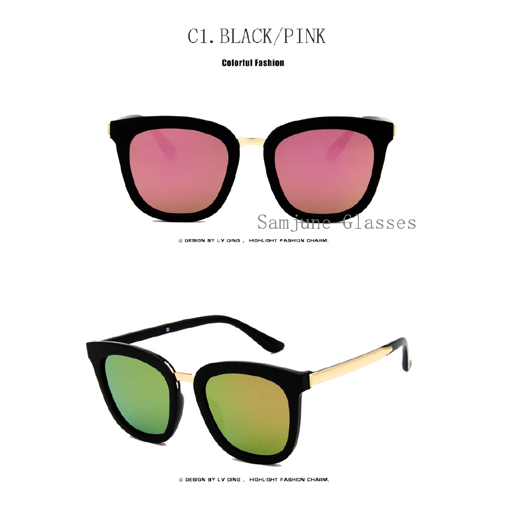 Kính mát Samjune gọng mắt mèo thời trang Vintage cho nữ