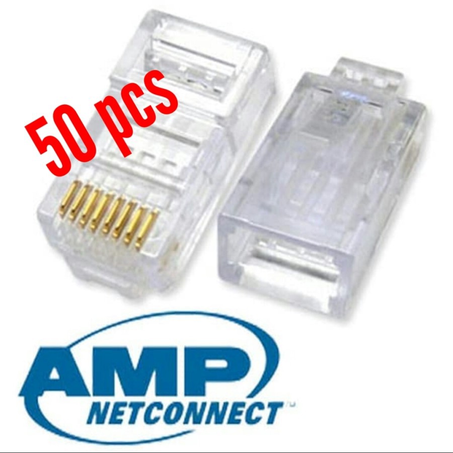 Đầu nối dây cáp mạng LAN 5 cổng Rj45 AMP NETCONNECT TYCO554720-5