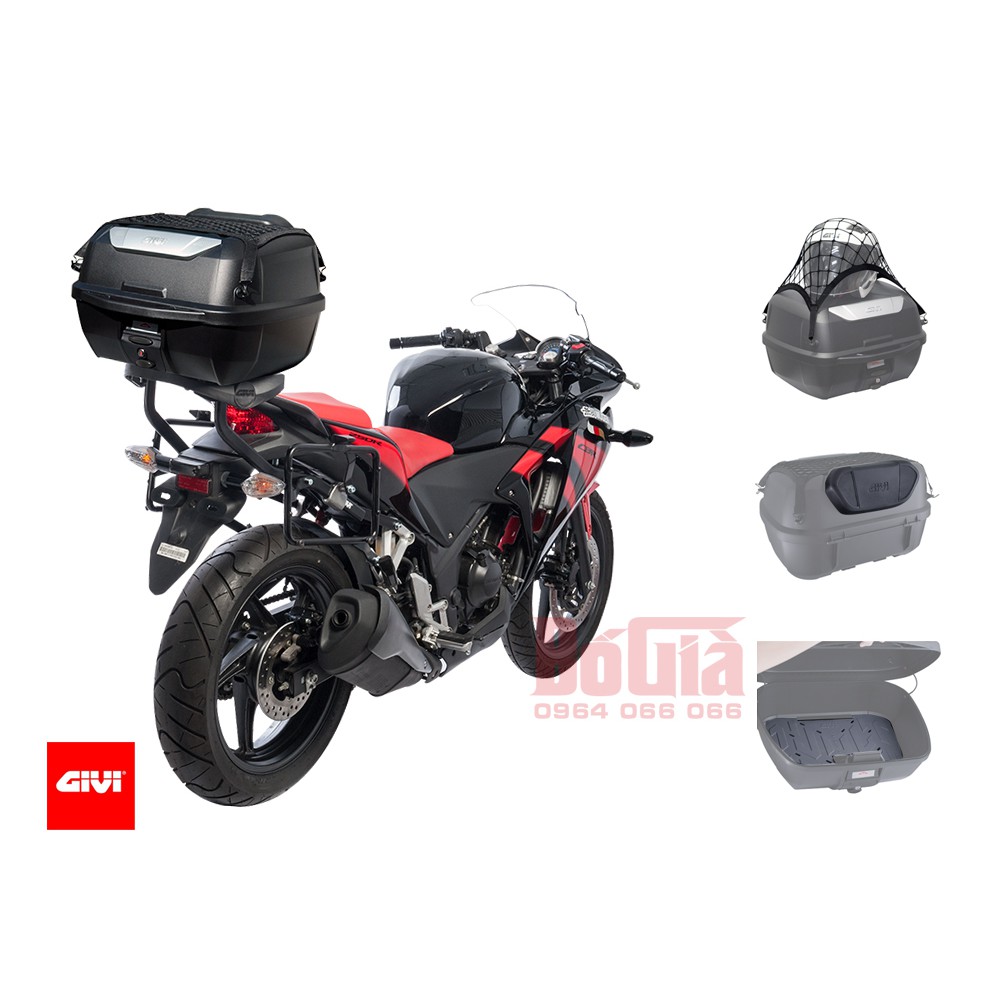 Thùng sau Xe GIVI E43NTL-ADV dung tích 43L