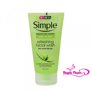 SỮA RỬA MẶT SIMPLE FACIAL WASH - 150ml  DATE 2021
