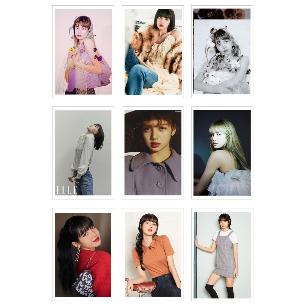 [Ép Lụa] Lomo Card 36 Ảnh LISA Magazine