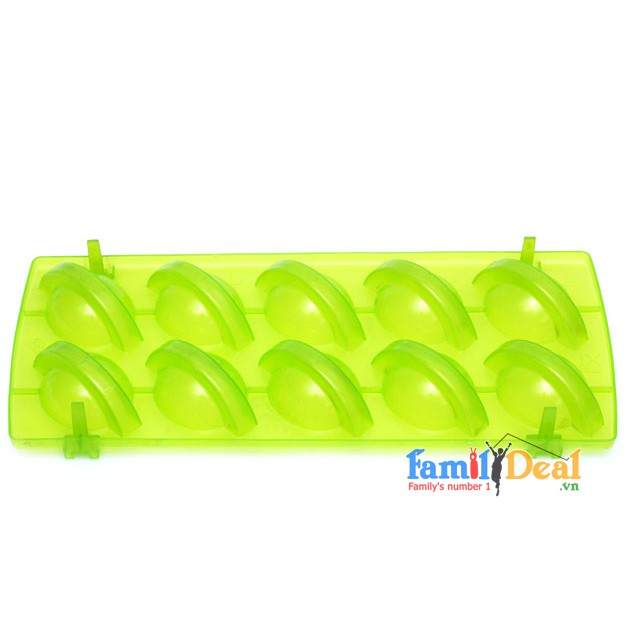 Combo 2 khuôn làm đá tinh khiết hình ống và khuôn đá chanh