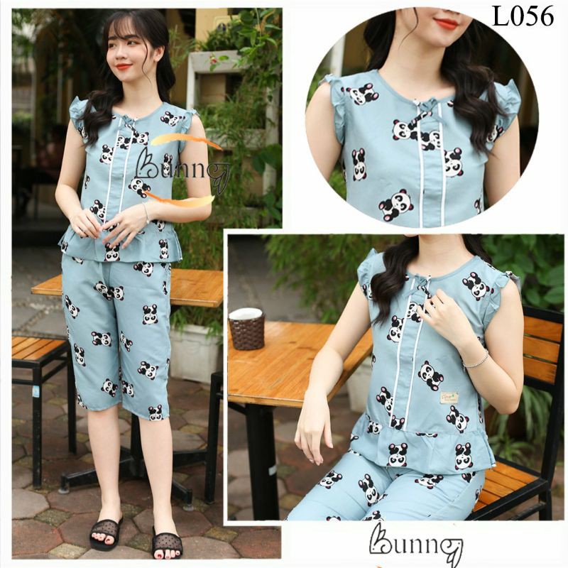 [Bunnysky] Đồ bộ mặc nhà, quần áo nữ sau sinh chất siêu đẹp, giá siêu rẻ