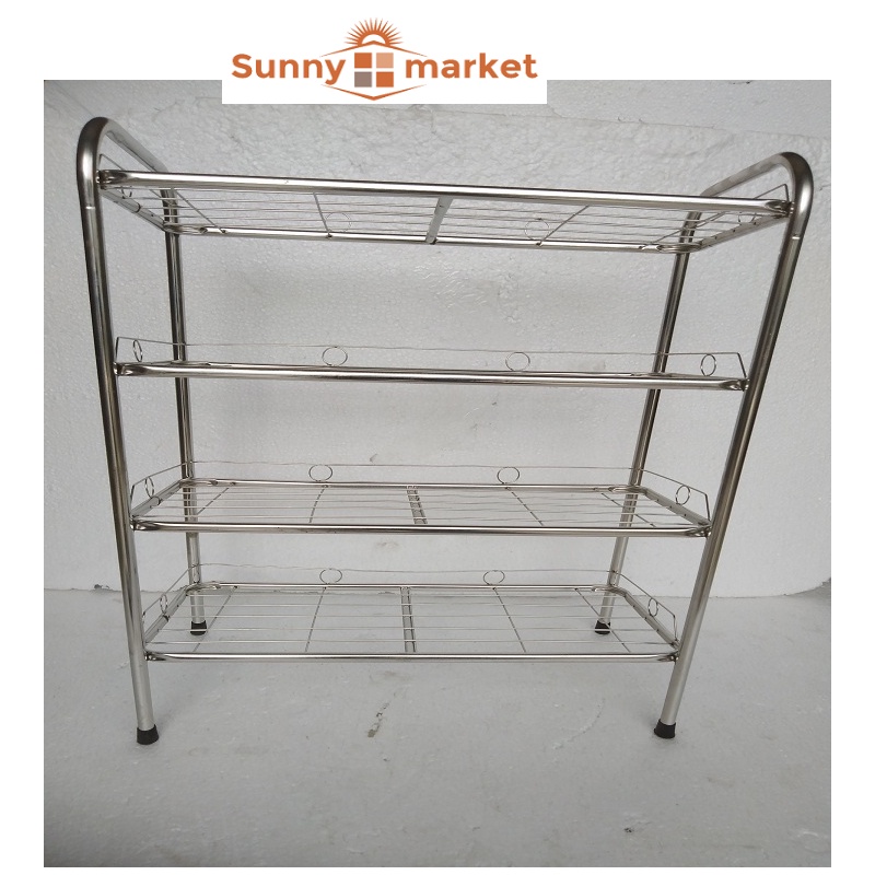 Kệ dép inox cao cấp 4 tầng