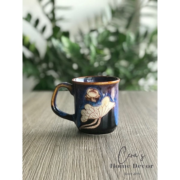 Ly/ Cốc trà - cốc nước men hoả biến Gốm Bát Tràng