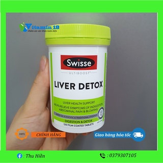 Thải độc gan Swisse Liver Detox 120 viên Úc
