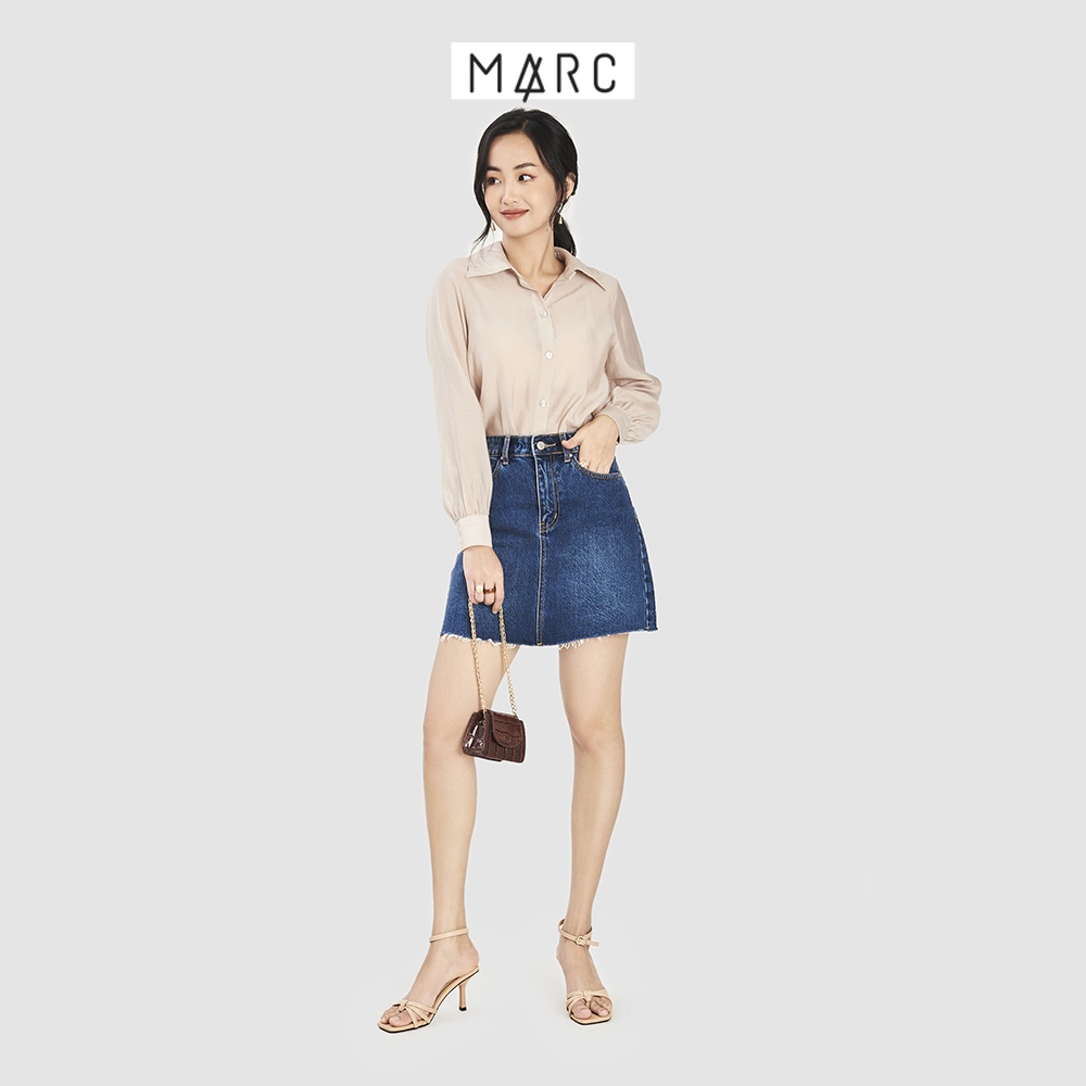 Váy nữ MARC FASHION jeans mini basic