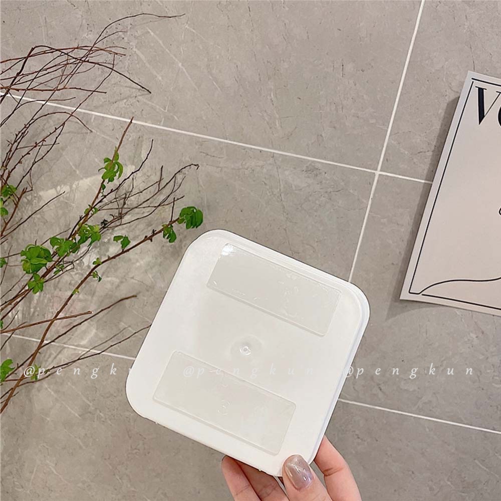 Hộp Đựng Tăm Bông cotton Nắp Lật Chống Bụi Thiết Kế Đơn Giản Đa Năng