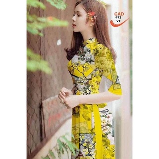 Các mẫu áo dài in 3D hoa văn sang trọng phù hợp tuổi trung niên - Áo Dài Đan Linh(A544-A627)