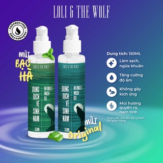 Dung dịch vệ sinh nam dạng gel 150ml - Loli & The Wolf