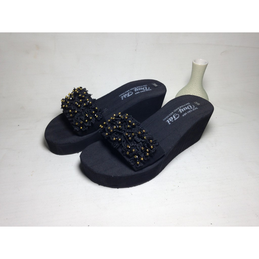 Dép Nữ 3 Phân Bông