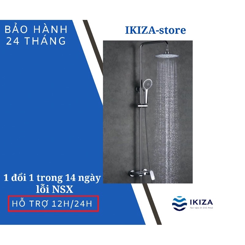 Bộ sen cây đồng mạ, sen cây nóng lạnh ikiza giá tốt cao cấp tại Hà Nội iksc318b