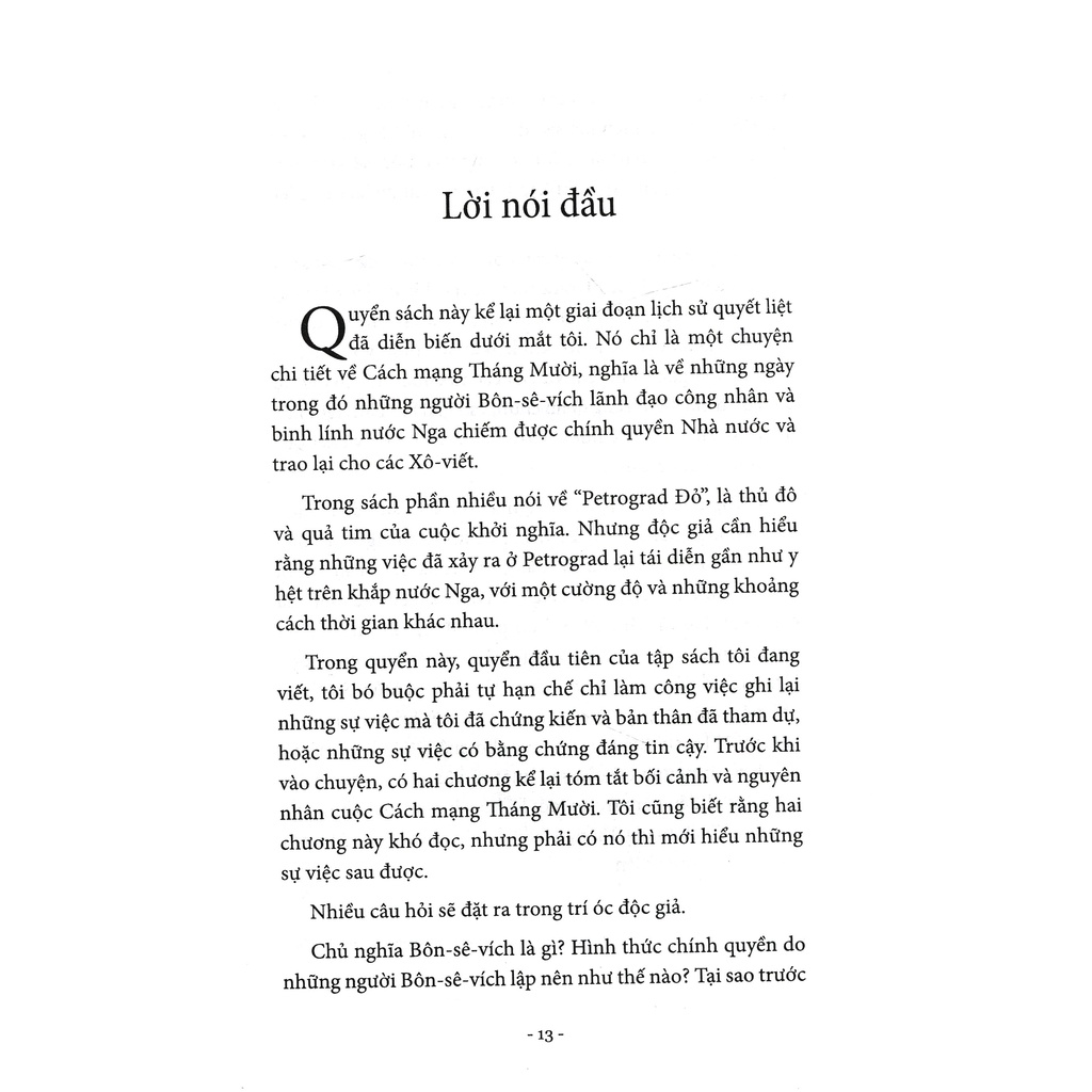 Sách Mười Ngày Rung Chuyển Thế Giới (Tái Bản 2018)