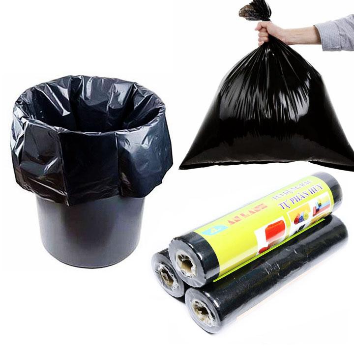 Túi Rác Đen Cuộn 500g