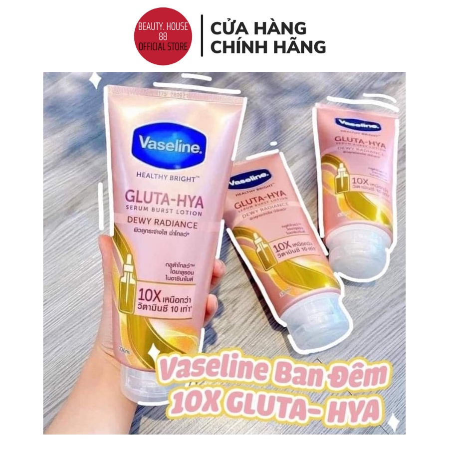 DƯỠNG TRẮNG VASELINE 50X SPF 50+pa++++ 300ml