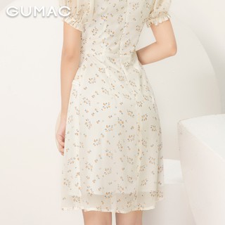 Đầm hoa cổ đăng ten DA985 GUMAC