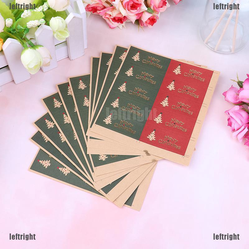 Bộ 100 Miếng Dán Trang Trí Cây Thông Giáng Sinh