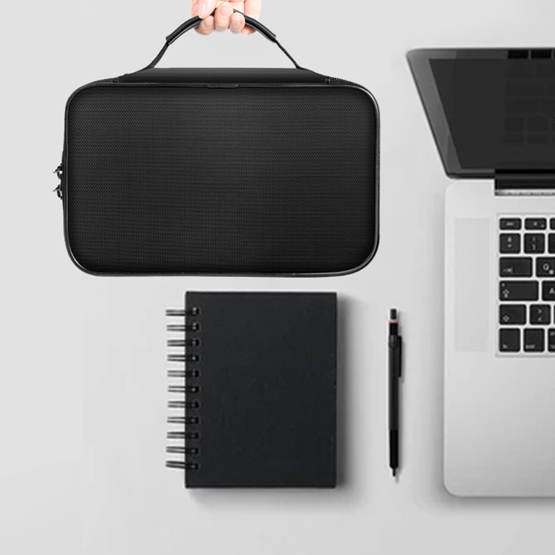 Túi Đựng Tài Liệu 4 Ngăn Chống Cháy Không Thấm Nước Có Khóa Kéo