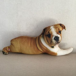 Gối ôm 3D chó Bull dog