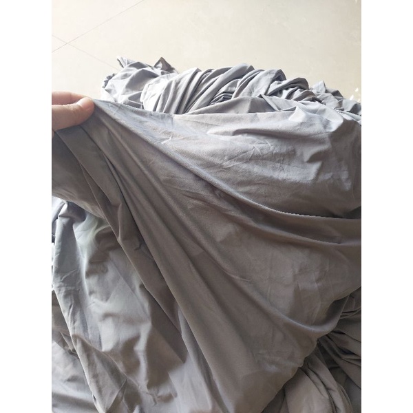 Vải thun màu ghi co giãn 4 chiều