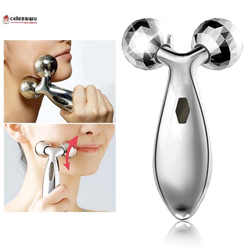 Dụng cụ lăn mát xa nâng cơ mặt 3d tiện dụng