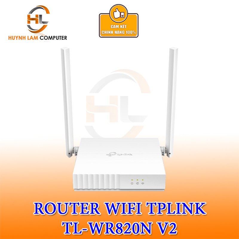 Bộ phát WiFi-Router WiFi TPlink TL-WR 820N V2 chuẩn N tốc độ 300Mbps FPT phân phối