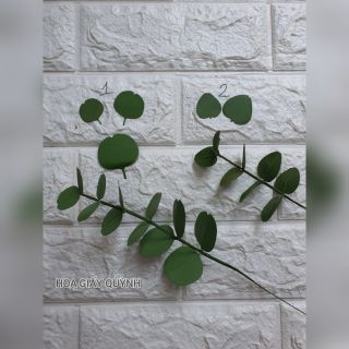 Sét lá giấy cắt sẵn:  lá bạc, lá táo