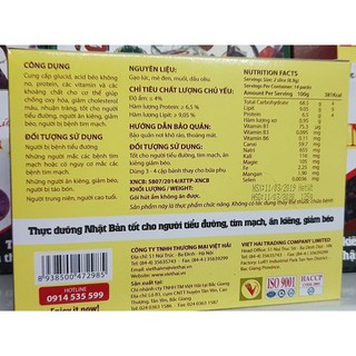 Bánh gạo lức mè đen oshawa
