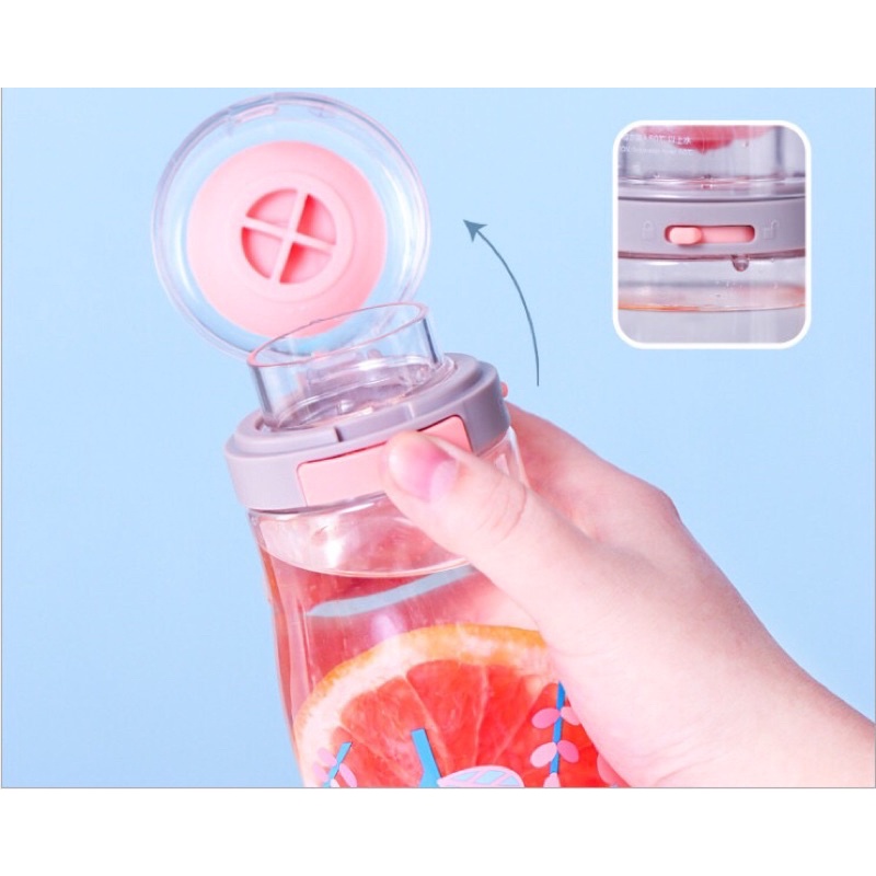 Bình Nước Nhựa Tritan an toàn cho sức khỏe Lock&Lock One Touch ABF687 500ml