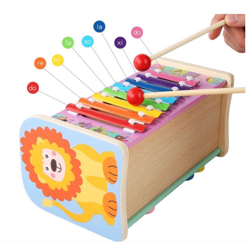 Đập chuột kết hợp đàn Xylophone Đập chuột kết hợp đàn đa năng