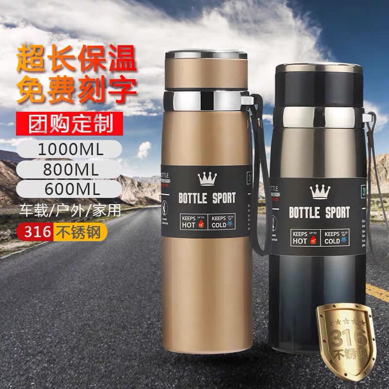 Bình giữ nhiệt inox 1000ml Bottle Sport | BigBuy360 - bigbuy360.vn