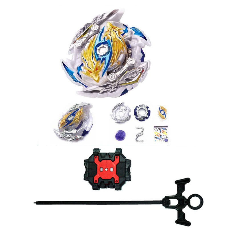 Set đồ chơi con quay Beyblade Burst B144 Zwei Longinus Metsu có dĩa phóng kéo dây không bao gồm dây