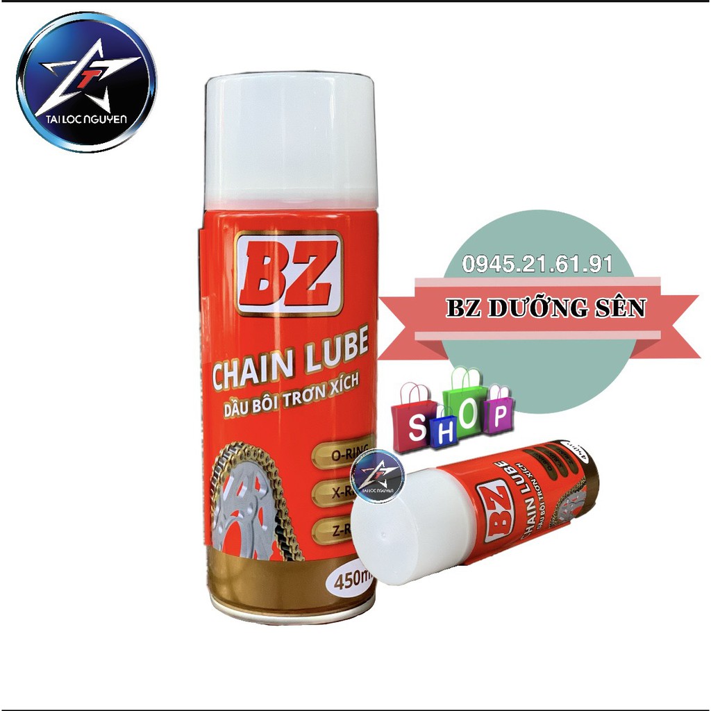 BZ CHAIN LUBE - CHAI XỊT DƯỠNG SÊN