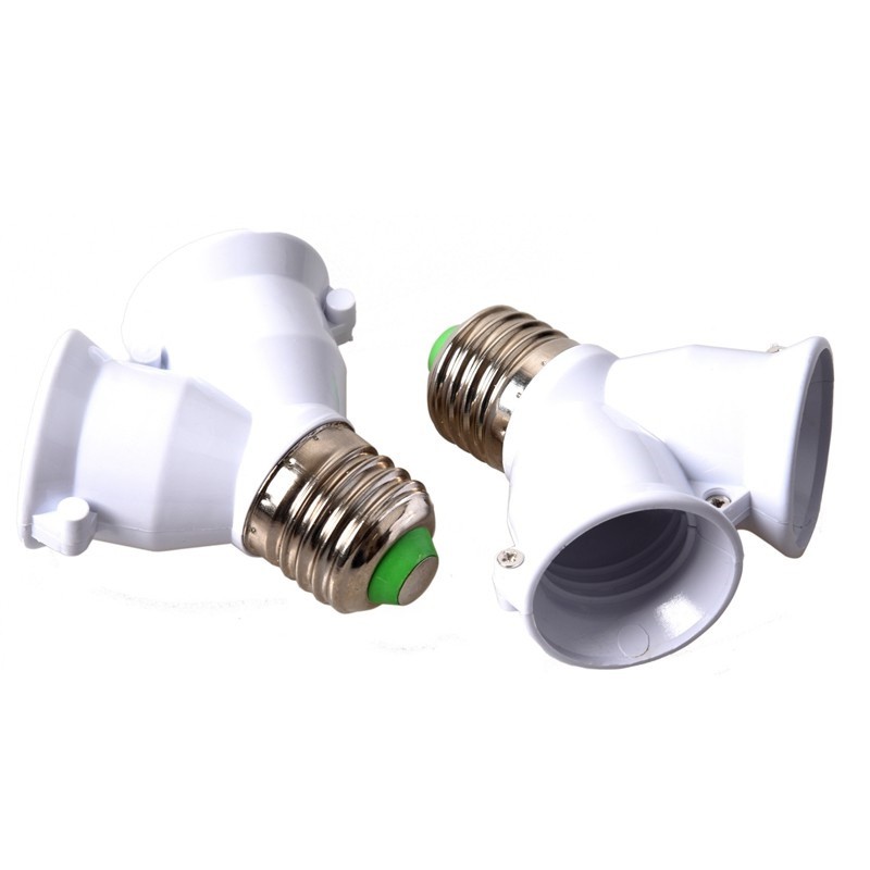 Đui đèn chia 2 bóng tiện dụng - HV Store 288