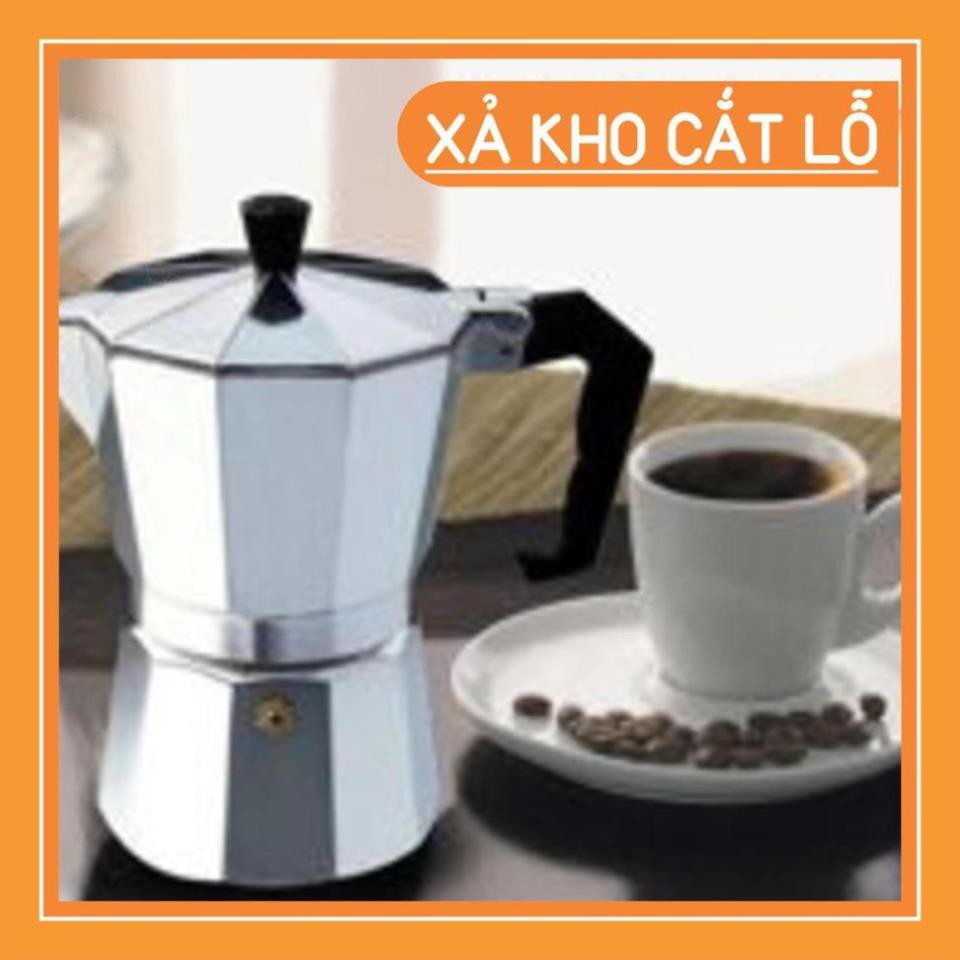 Ấm pha cà phê Moka Express 3TZ (3 cup), bình pha cà phê kiểu Ý giá si