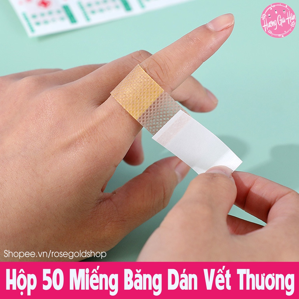 Băng Dán Vết Thương, Urgo Cá Nhân Hộp 50 Miếng