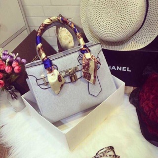 ♥️ [ SALE GIÁ GỐC ] ♥️  Túi HM Khoá Kèm Dây Đeo Chéo + Khăn Quấn Túi